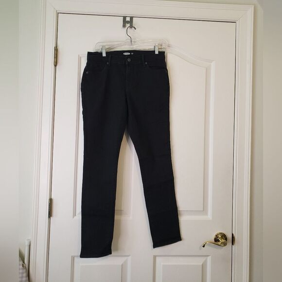 Old Navy Black Jeans Size 6 - Picture 1 of 4